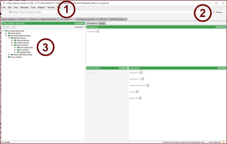 Initial Object Property View