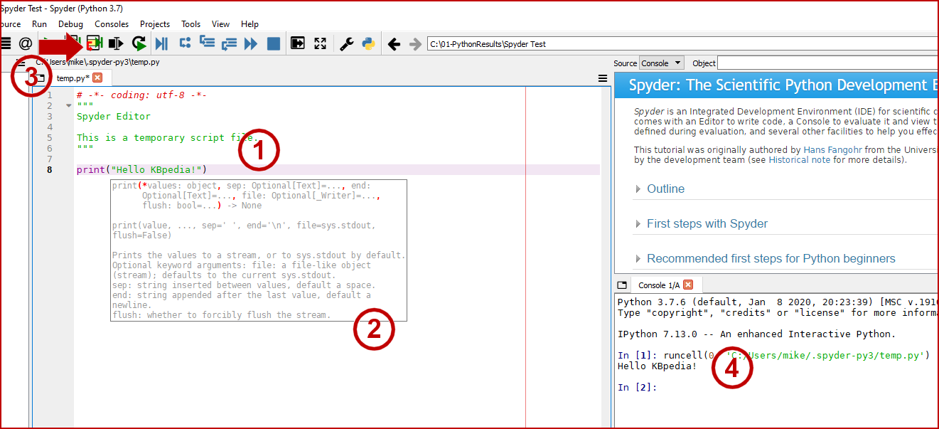 Writing a Simple Program