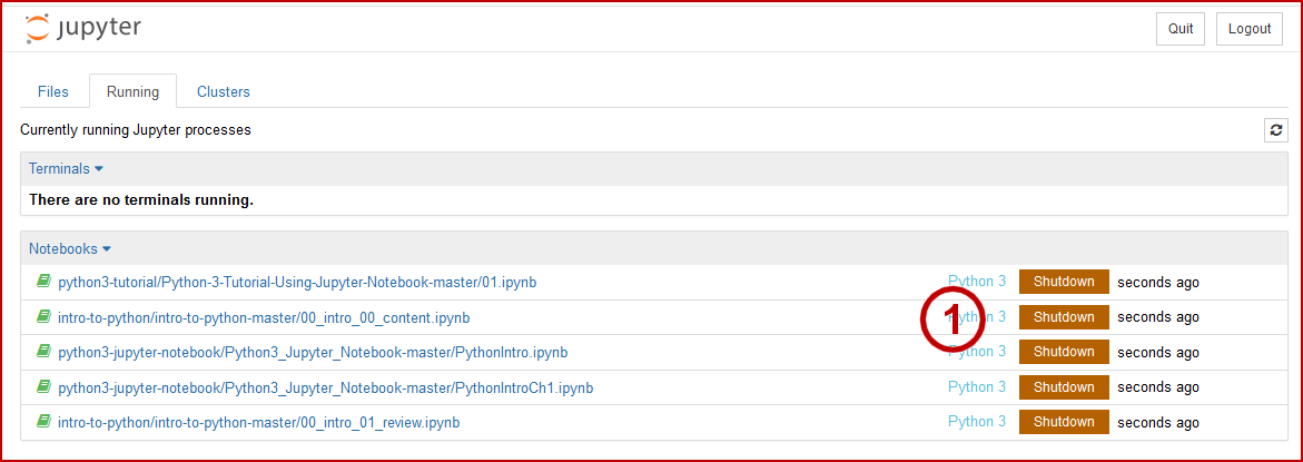 Shutting Down Jupyter Notebook